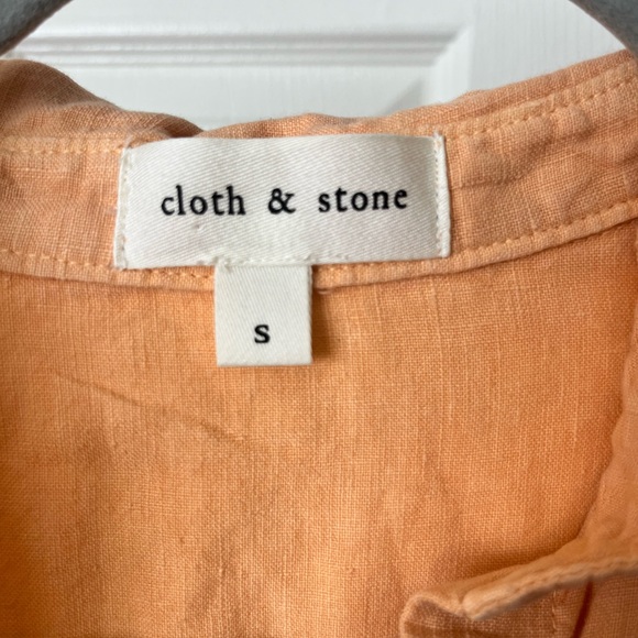 Anthropologie Women’s Linen Button Down, Size Small - Picture 2 of 4